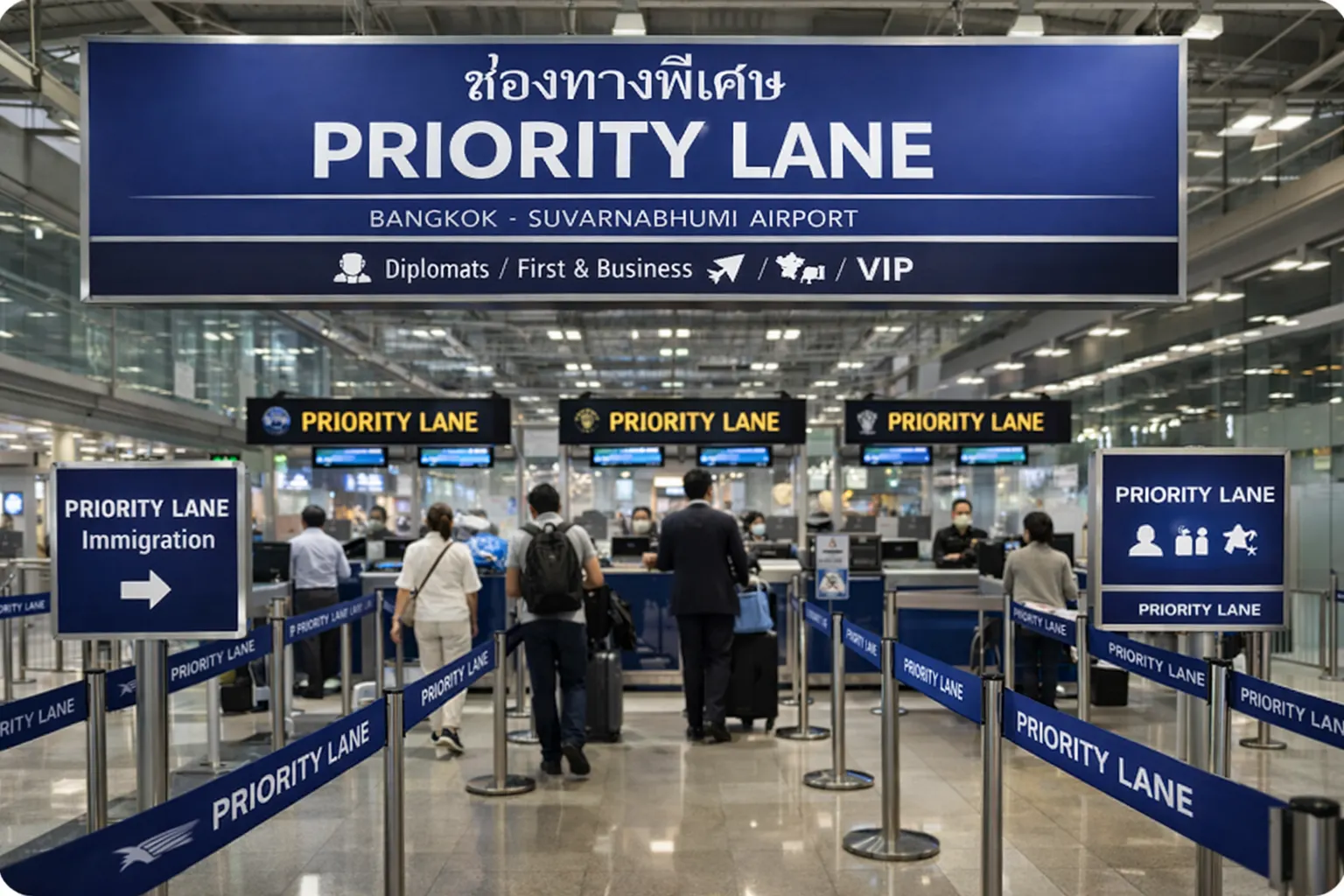 Priority Lane Bangkok Airport