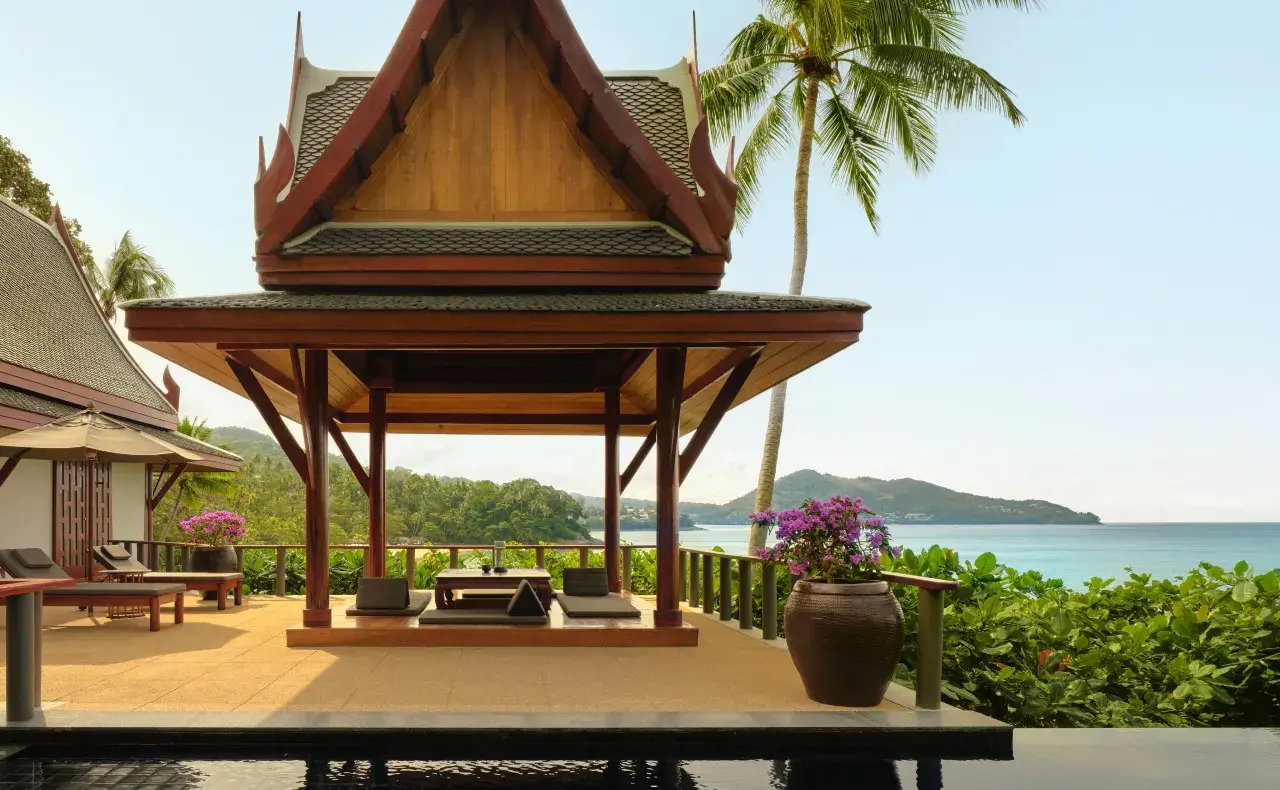 Amanpuri — dining terrace